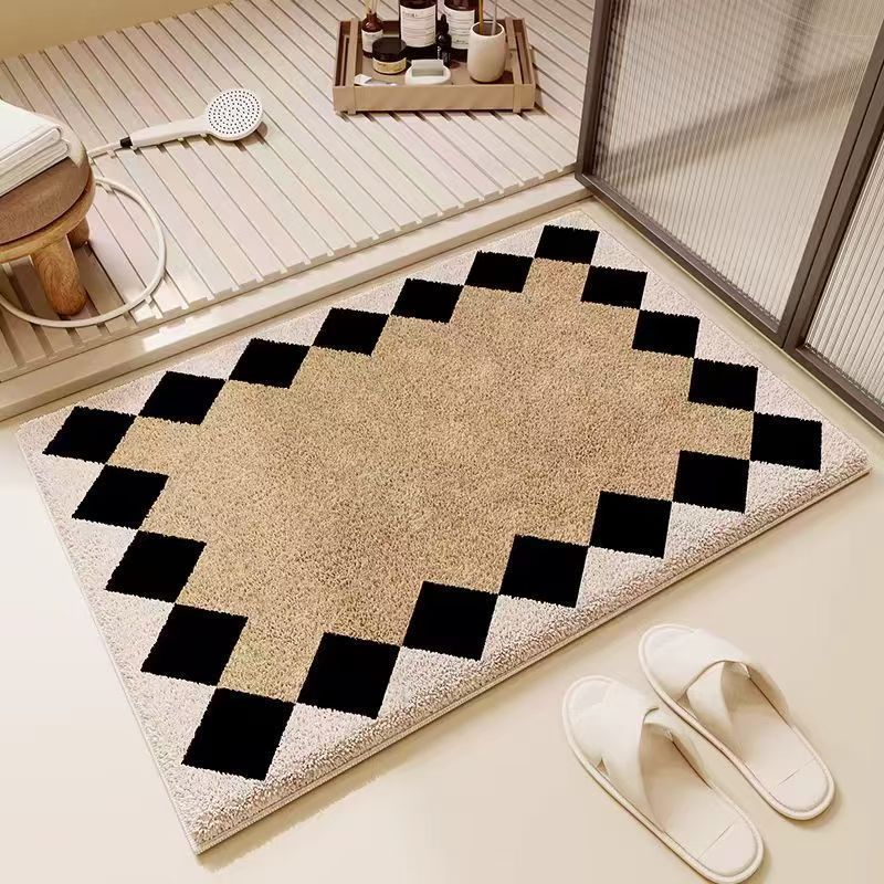 Textured Absorbent Bathroom Mat Bowlift