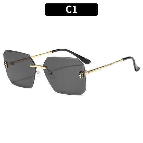 Chic Geometric Shield Sunglasses