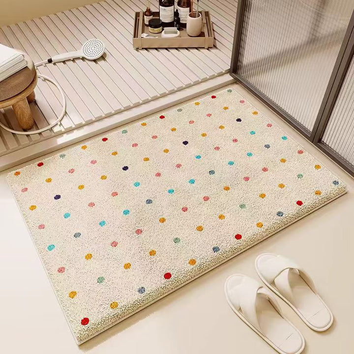 Textured Absorbent Bathroom Mat Bowlift