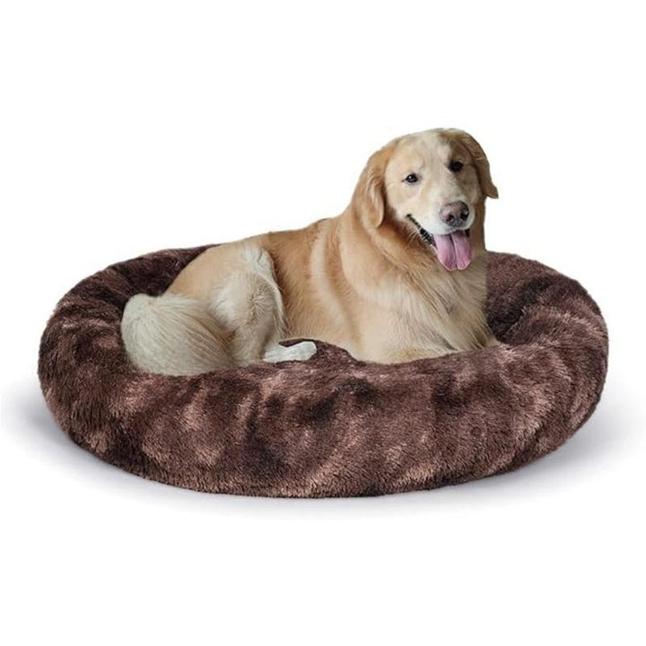 Plush Round Orthopedic Dog Bed