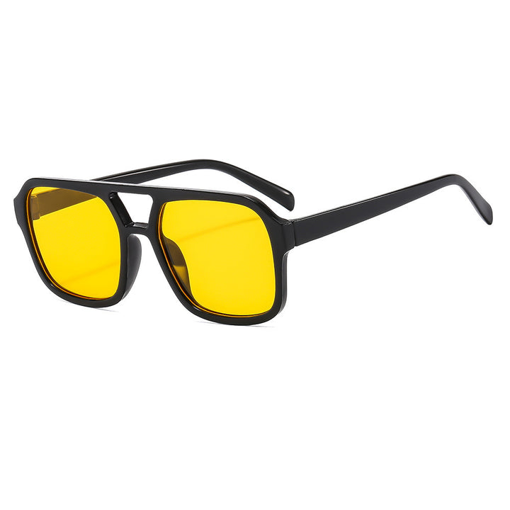 Wide Square Frame Sunglasses Bowlift