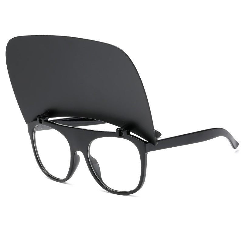 Women's corrective glasses with removable bowlift shield
