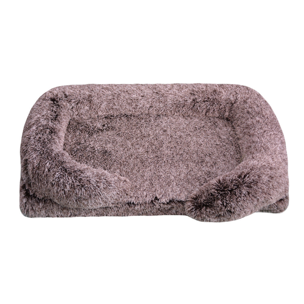 Plush Orthopedic  Cradle  Dog Bed