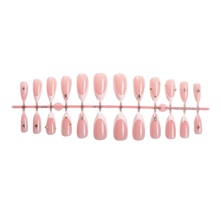 Artificial nail set with elegant Swarovski elements Bowlift