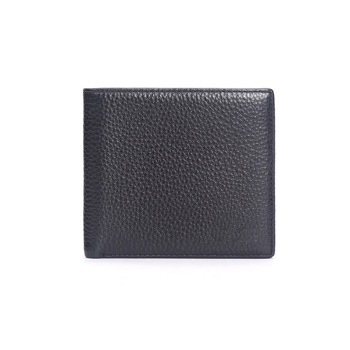 Textured Leather Bi-fold Wallet Bowlift
