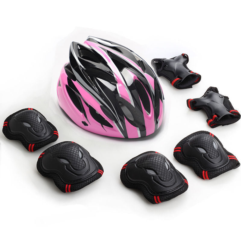 Children's Cycling Safety Helmet and Protective Gear Set Bowlift
