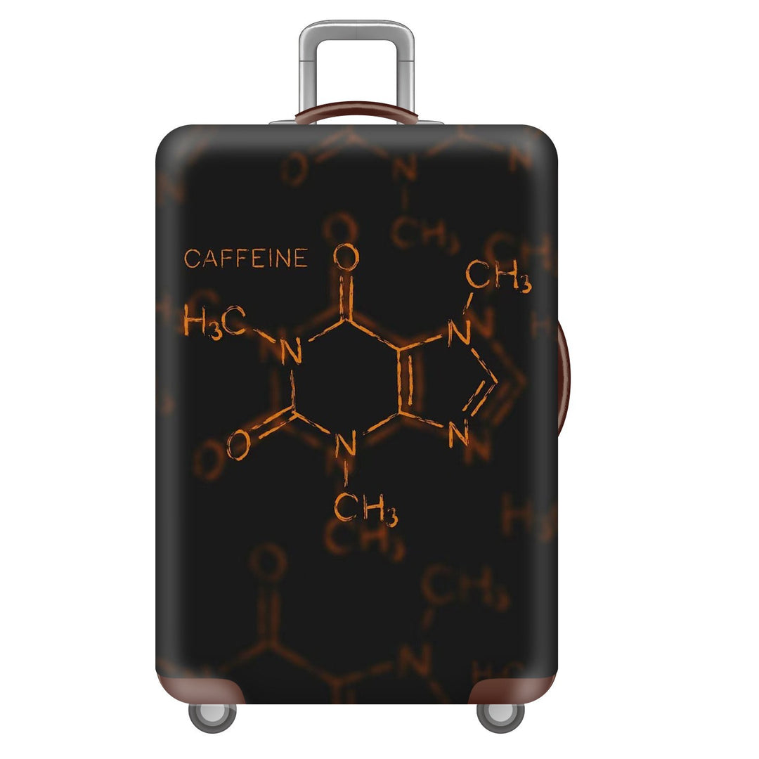 Unisex nano elastic suitcase cover with starry sky city motif, stretch protective cover for trolley luggage Bowlift