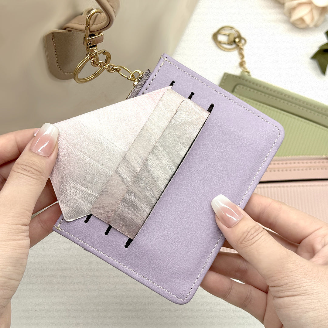 Minimalist Zippered Card Holder