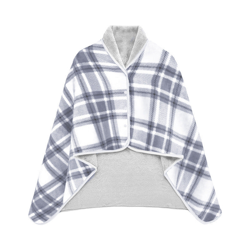 Ladies' wrap blanket made of cozy wool blend Bowlift