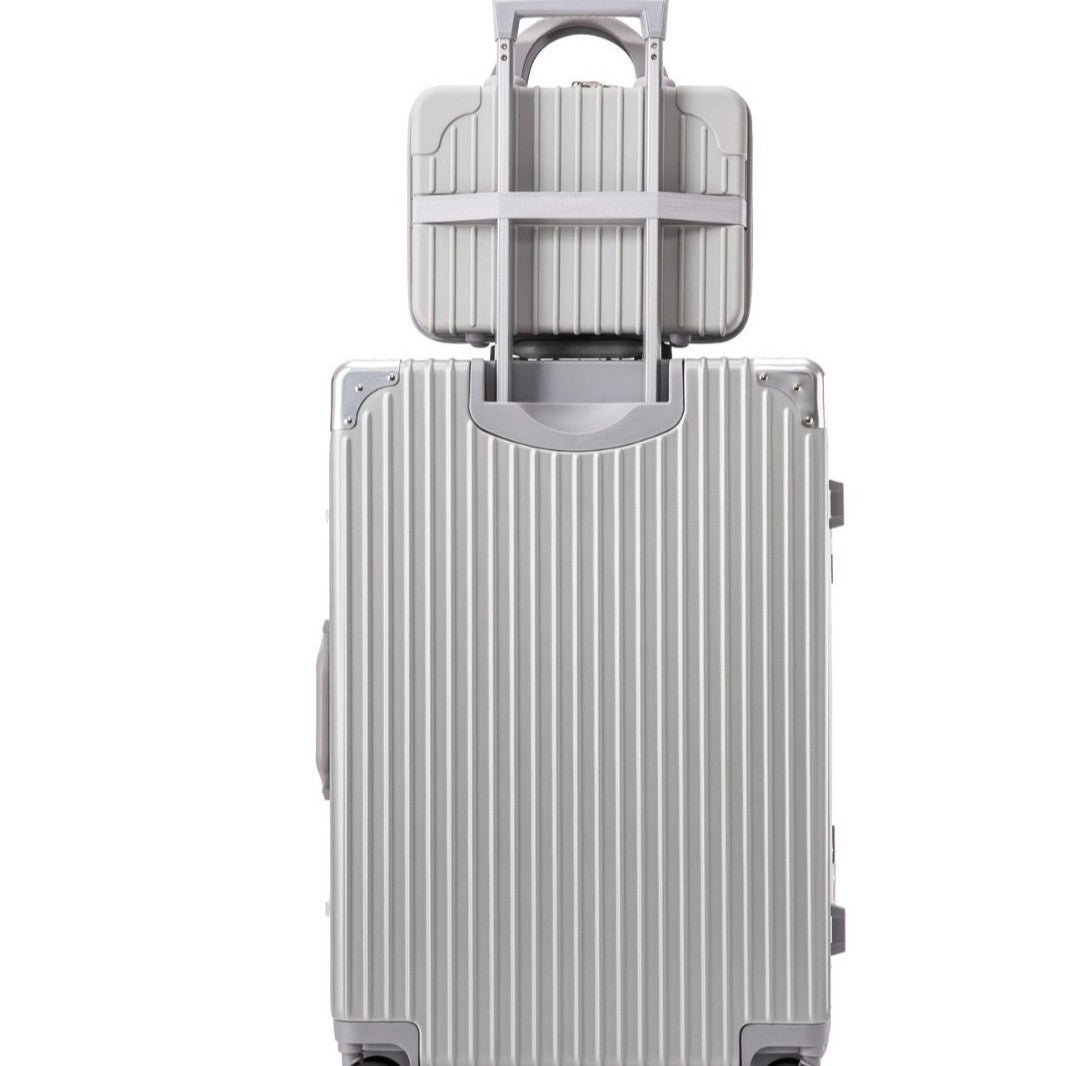 Unisex Textured Multi-Directional Spinner Luggage Bowlift