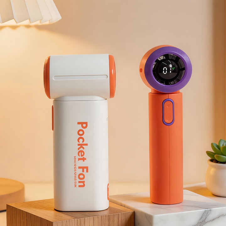 Women's Portable Battery Fan with USB Charging Function Bowlift