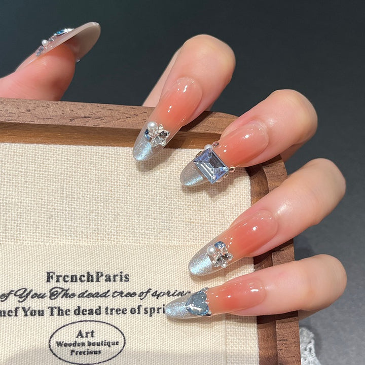 Crystal-Embellished Nail Art Extensions Bowlift