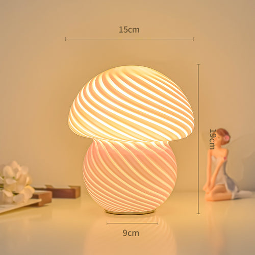 Sculptural Mushroom Table Lamp