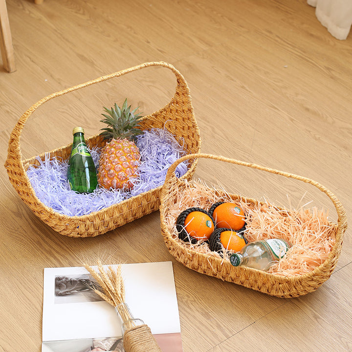 Artisan Woven Serving Basket Bowlift