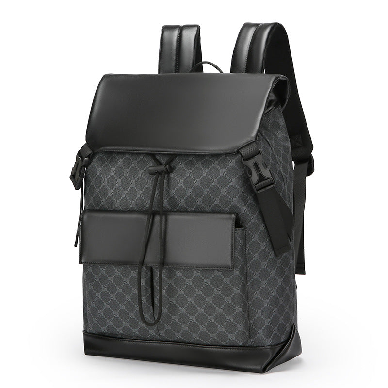 Stylish Water-Resistant Rolltop Backpack Bowlift