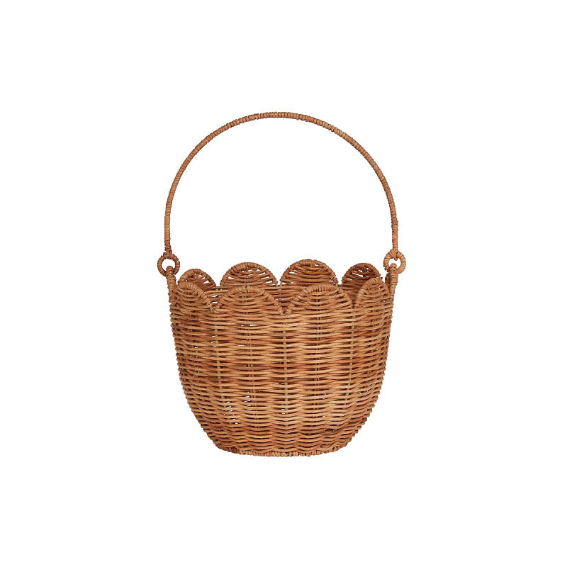 Handmade storage basket for dolls Bowlift