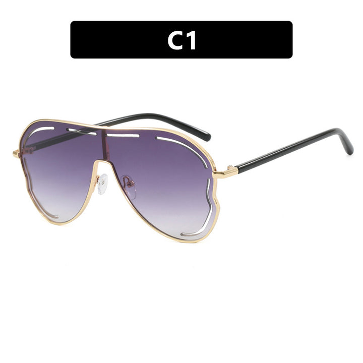 Ladies luxurious pilot sunglasses with modern frame Bowlift