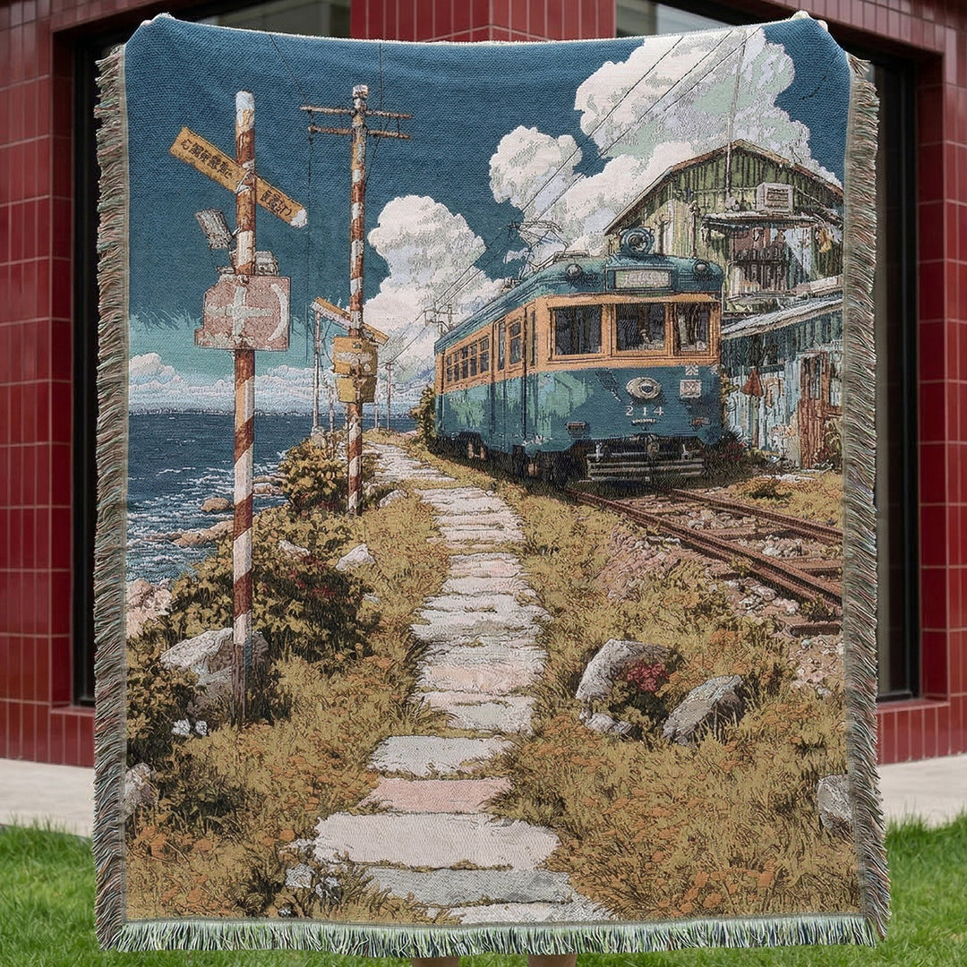 Artistic Landscape Throw Blanket