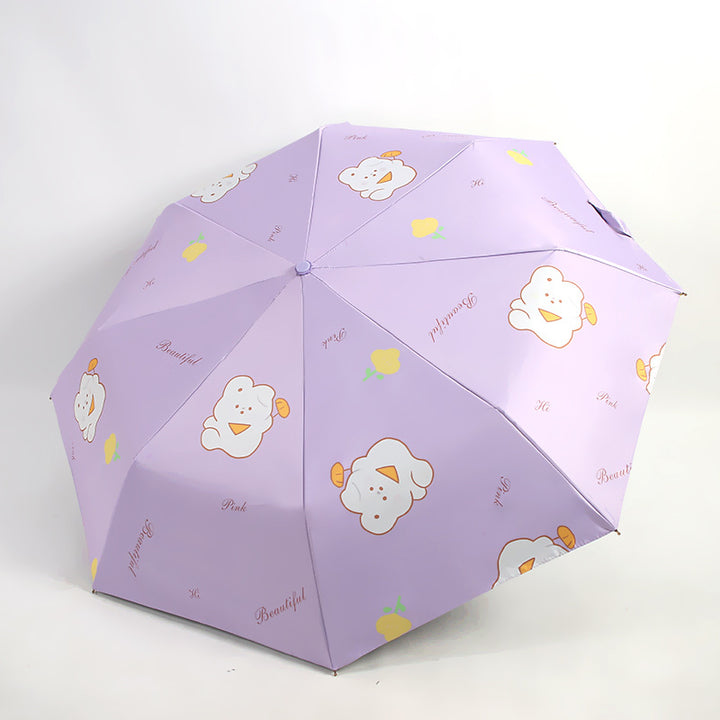 Women's Foldable Umbrella with Cute Design Bowlift