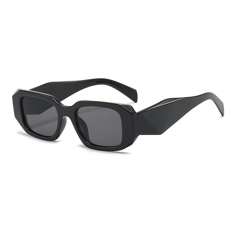 Women Designer Sunglasses with Angular Frame and UV Protection Bowlift