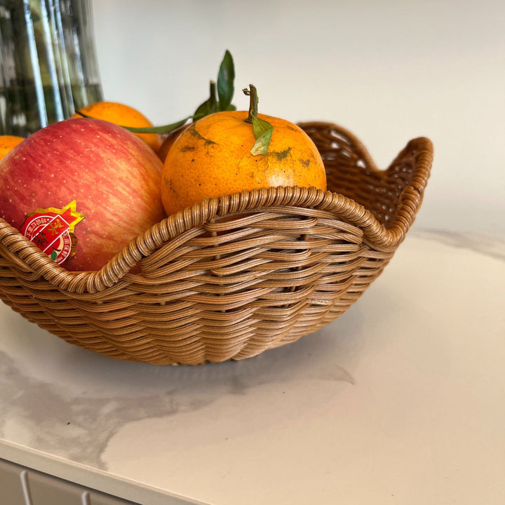 Ladies Decorative Basket in Flower Shape Bowlift