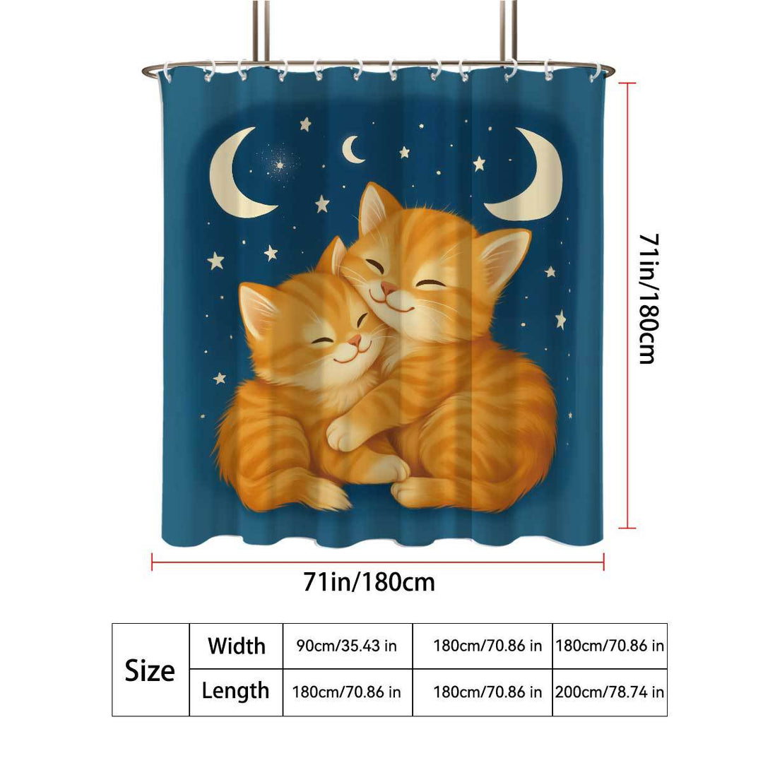 Decorative Shower Curtain Bowlift