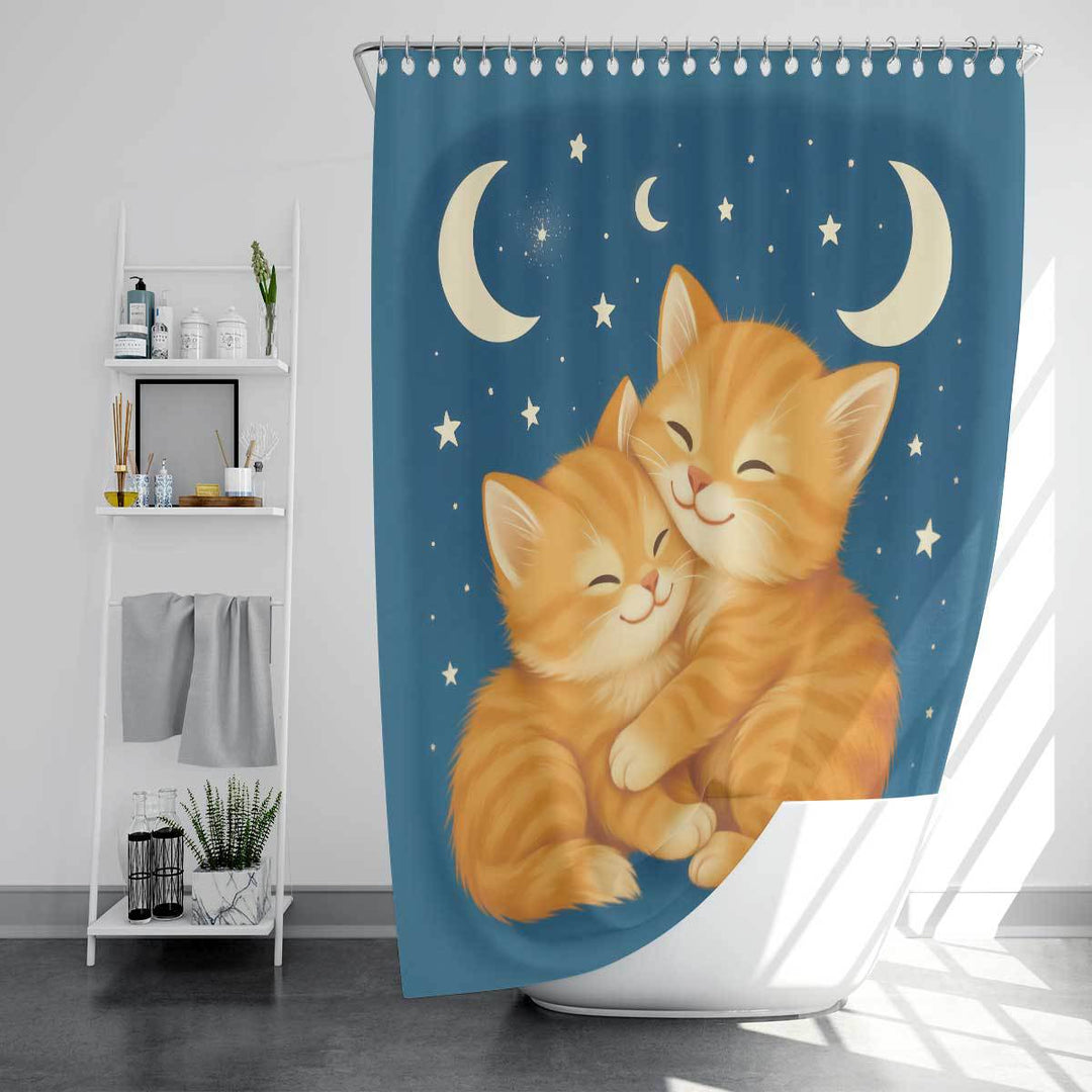 Decorative Shower Curtain Bowlift