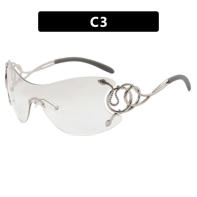 Women’s futuristic sunglasses with playful design Bowlift