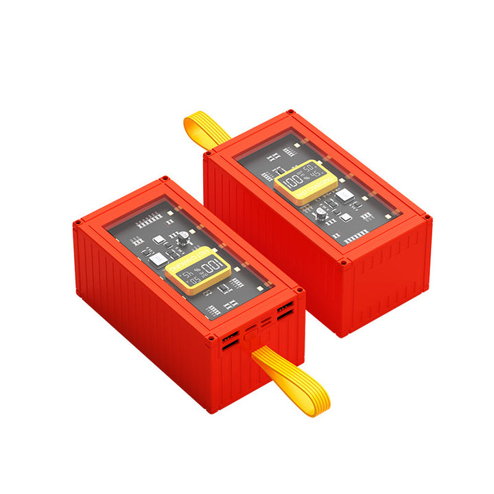 Portable power bank with digital charging display and quick charging function Bowlift