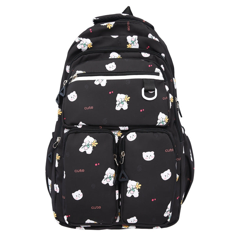 Plush backpack with playful animal motif Bowlift