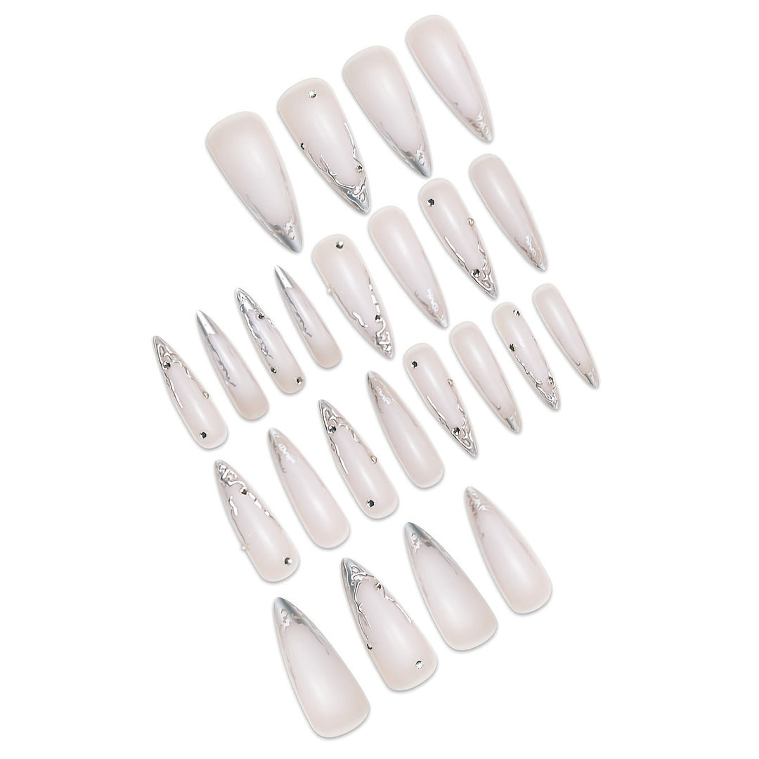 Premium Artistic Stiletto Nail Extensions Bowlift