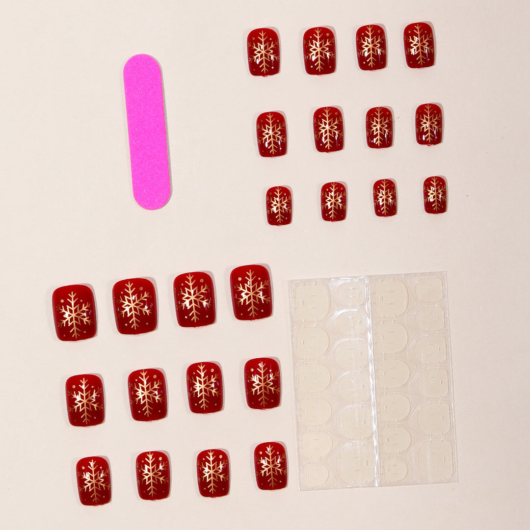 Festive Snowflake Nail Art Kit Bowlift