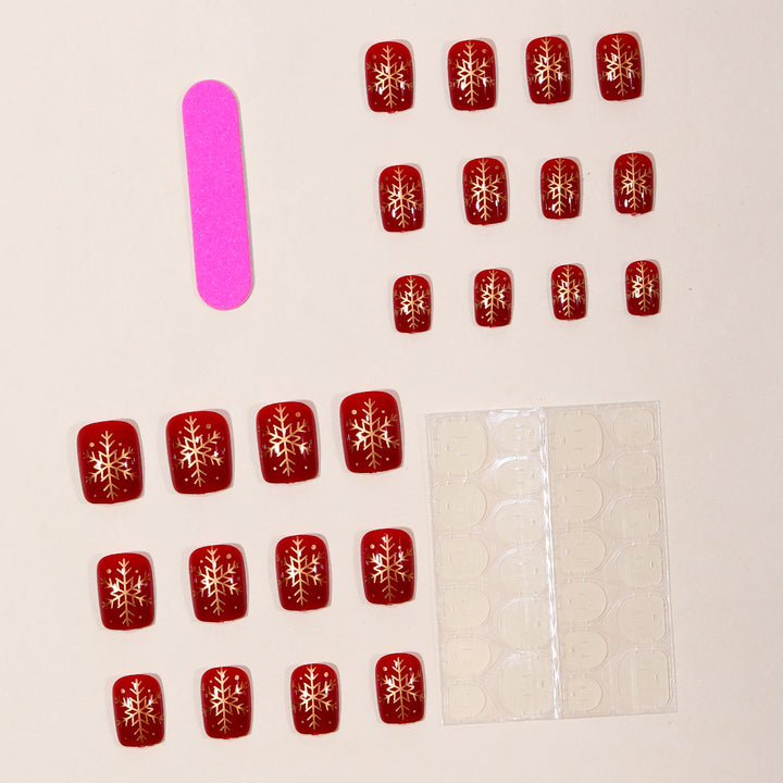 Festive Snowflake Nail Art Kit Bowlift