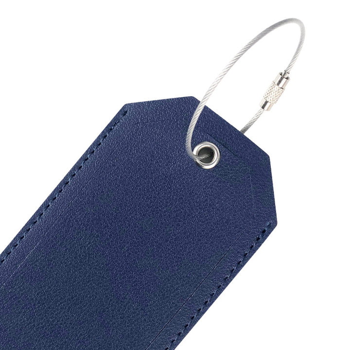 Women’s luggage tag made of durable leather with stainless steel closure Bowlift