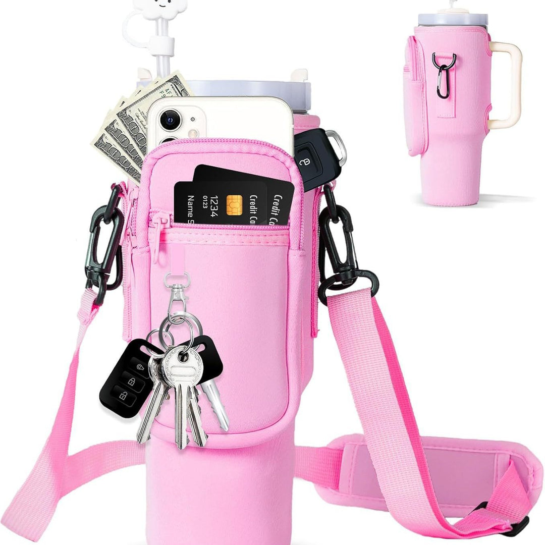 Ladies Multifunctional Phone Bag with Drink Holder Bowlift