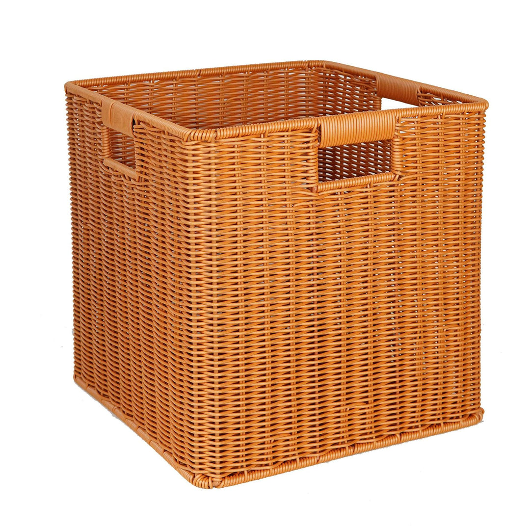Rectangular Woven Storage Bin Bowlift