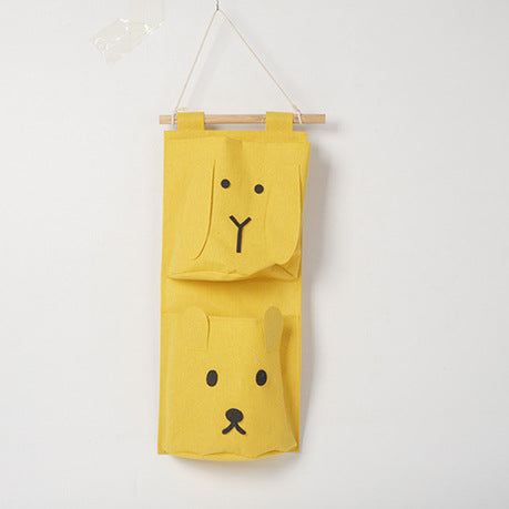 Wall-mounted storage bag