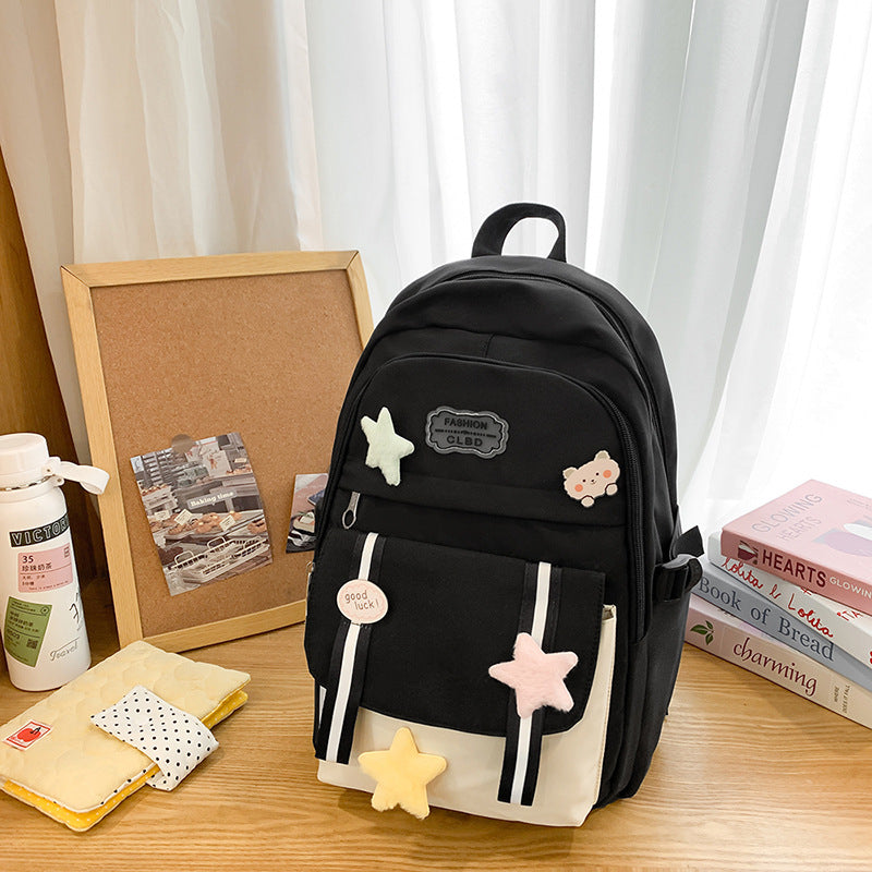 Cute Plush Animal Design Backpack