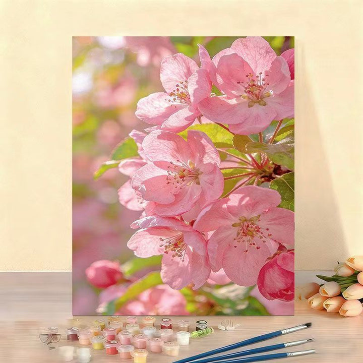 DIY Floral Painting Canvas Kit Bowlift