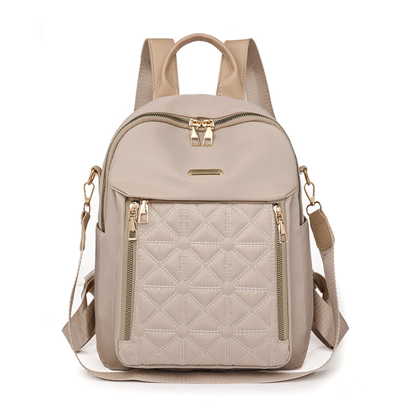 Quilted Multi-Compartment Backpack Bowlift