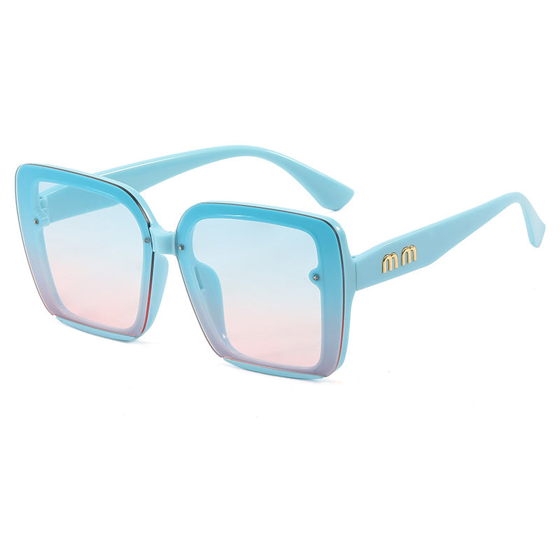 Women's fashionable square sunglasses with gradient lenses Bowlift