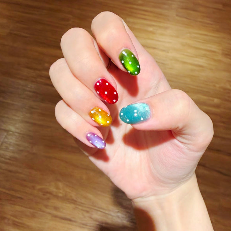 Whimsical Bunny-Themed Press-On Nail Art Set Bowlift