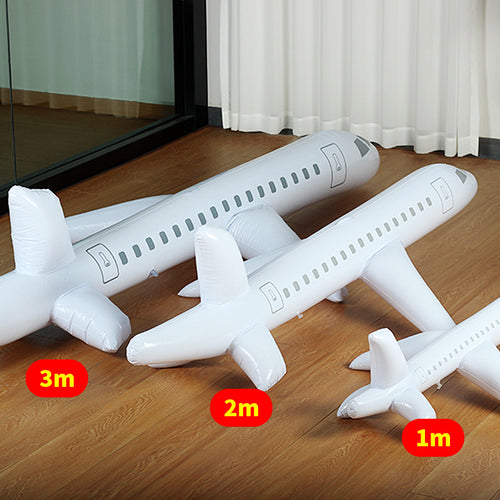 Women Inflatable Airplane Toy Bowlift