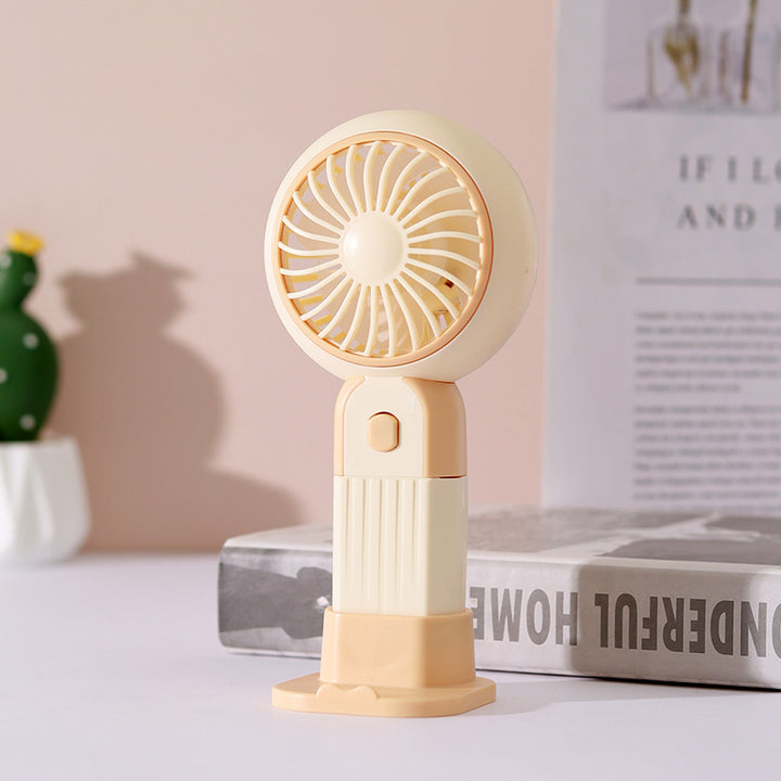 Unisex Portable USB Fan with Ergonomic Stand Bowlift
