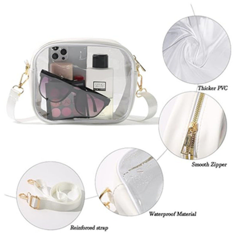 Transparent cosmetic organizer bag Bowlift