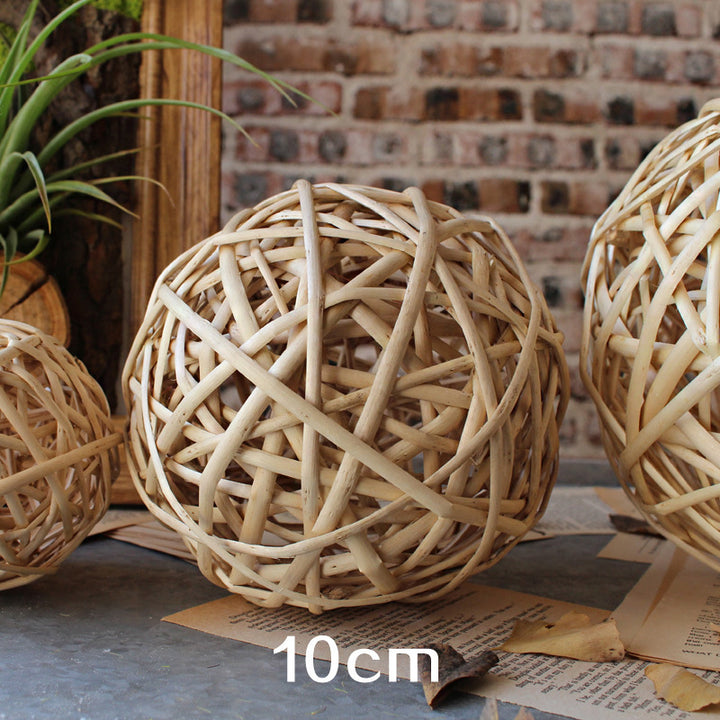 Decorative natural material decor ball Bowlift