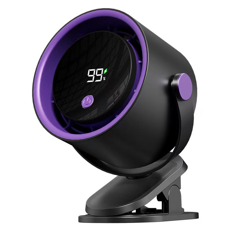 Women's Portable Table Fan with LED Light Bowlift