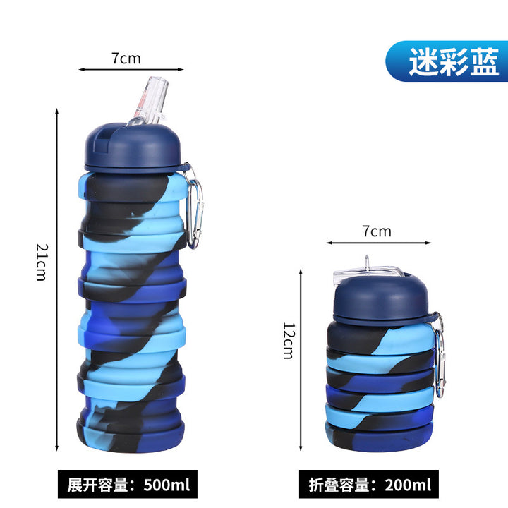 Women collapsible silicone water bottle Bowlift