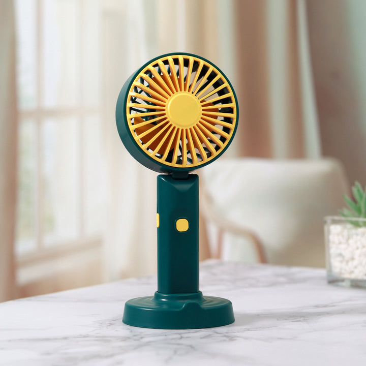Unisex Portable Table Fan with Charging Station Bowlift