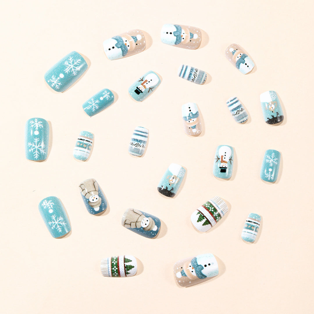 Winter-Themed 3D Nail Art Set Bowlift
